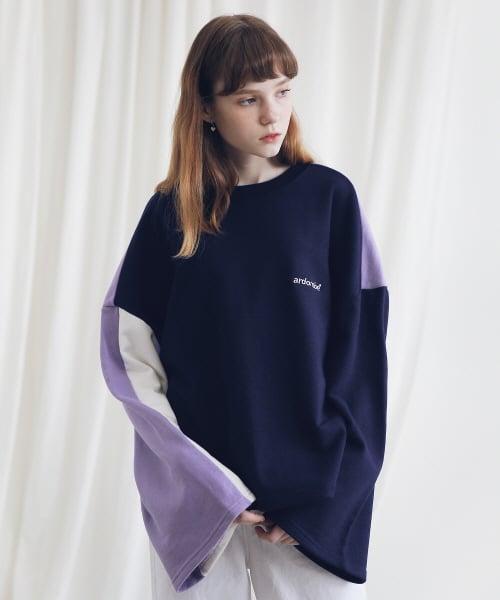 컬러레이션 스웻셔츠 ACR191002-NV