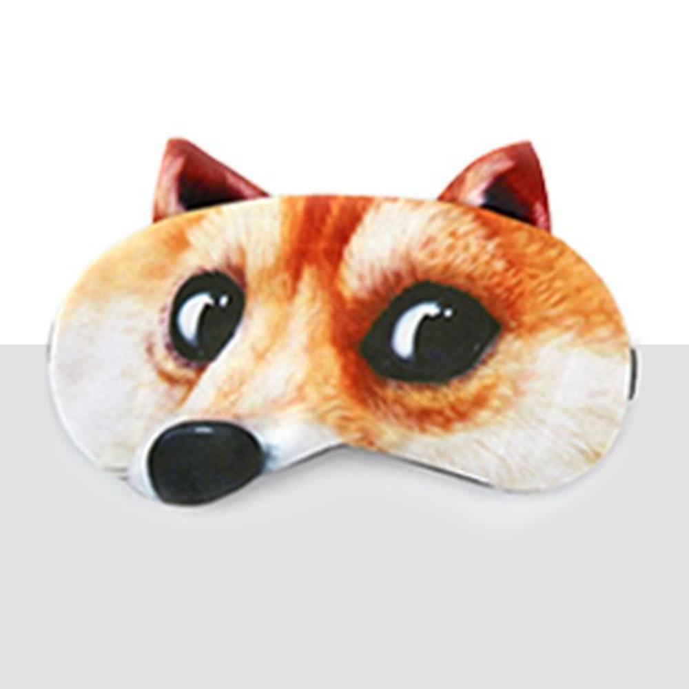 젠카 동물 수면 안대 강아지 시바견