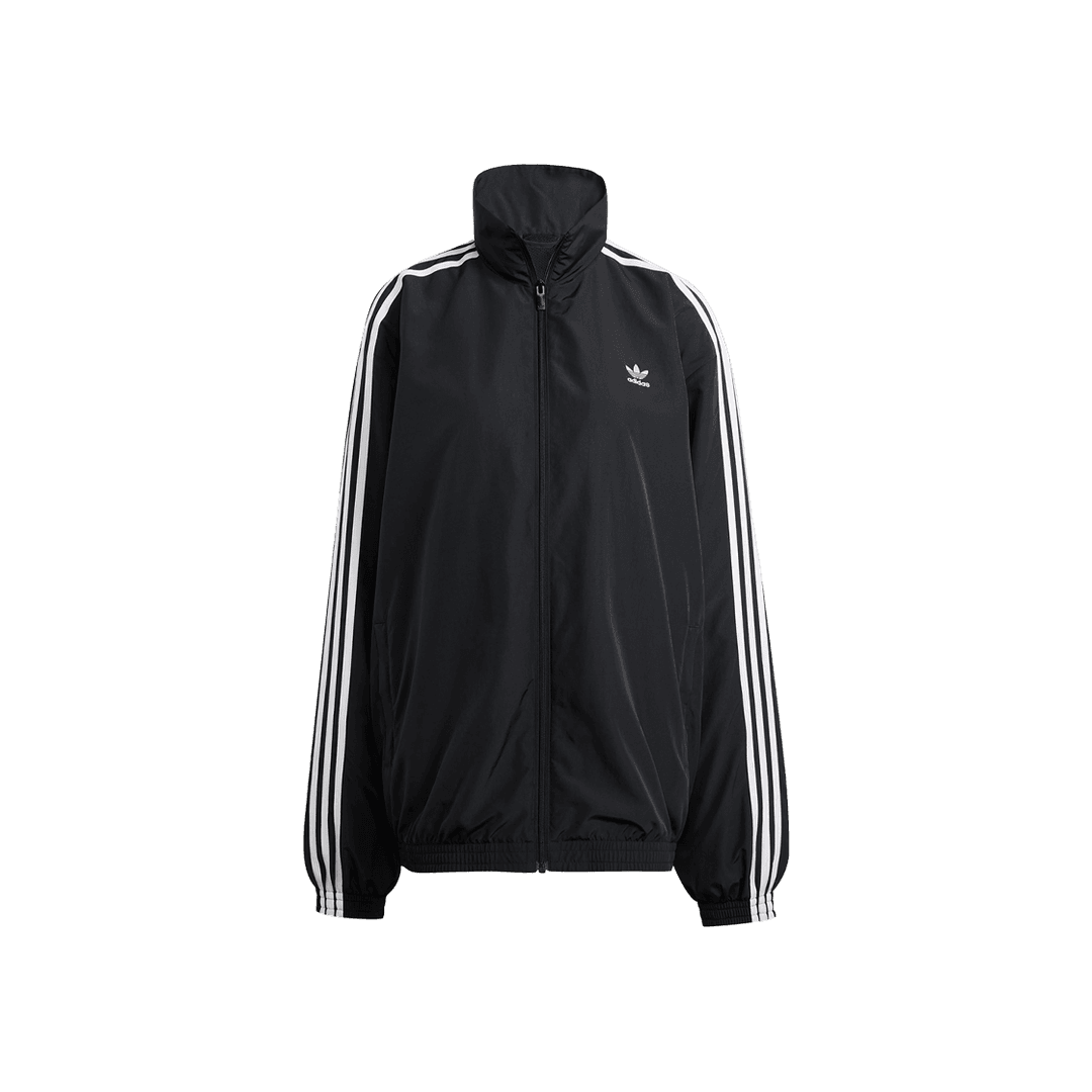 (W) Adidas Adilenium Season 3 Oversized Track Top Black - KR Sizing