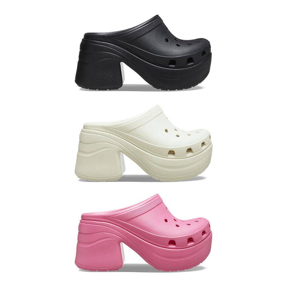 크록스 사이렌 클로그 통굽 여성 하이힐 플랫폼 키높이 슬리퍼