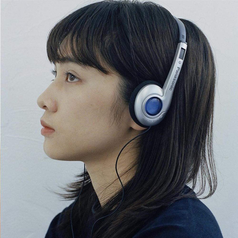 엔젤넘버  Panasonic 파나소닉 빈티지 Y2K 블루 헤드셋