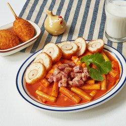 보마켓 떡볶이 밀키트 2팩(치즈/로제 2종 택 1)+부어스첸 핫도그 1팩