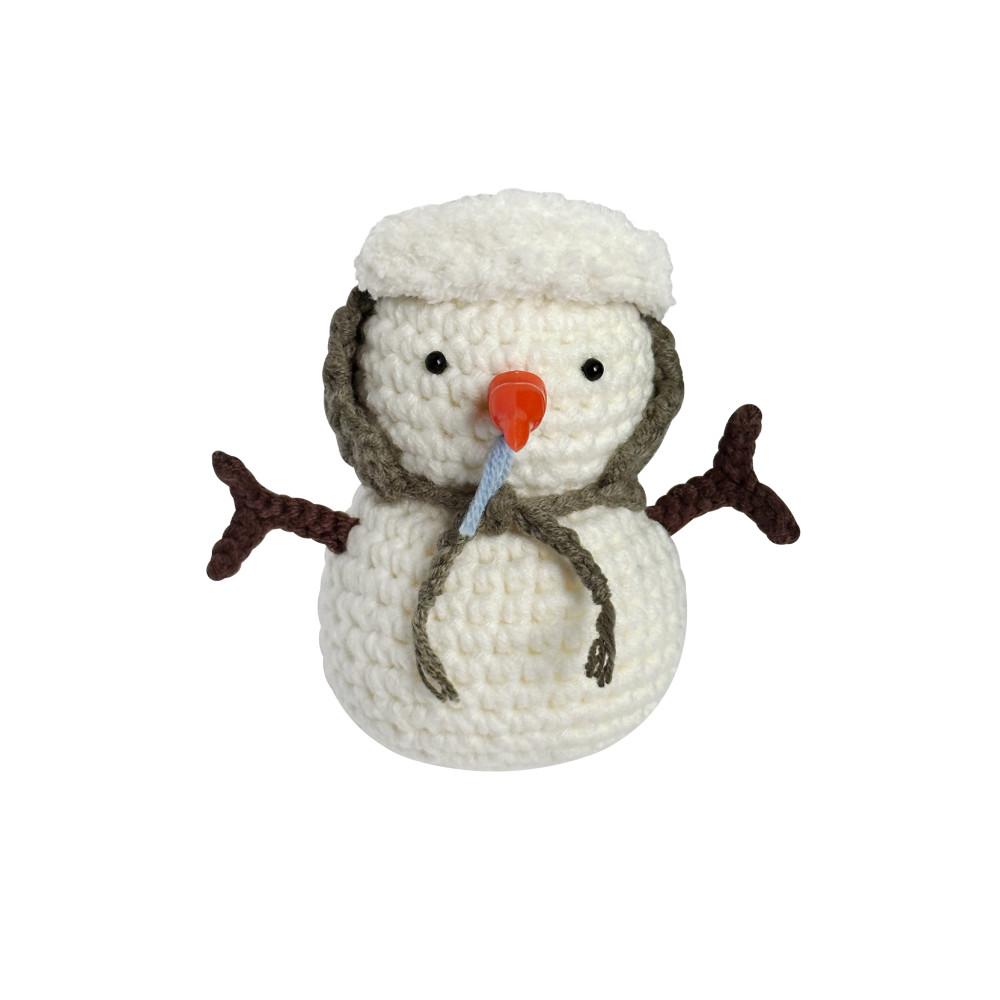 코찔찔 군밤장수 눈사람 키링_카키