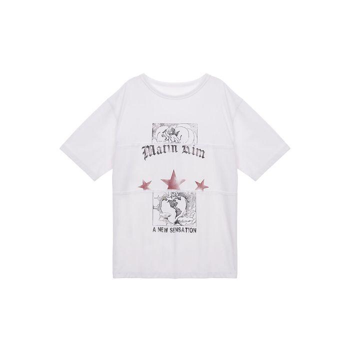 MATIN CUPID TOP IN WHITE