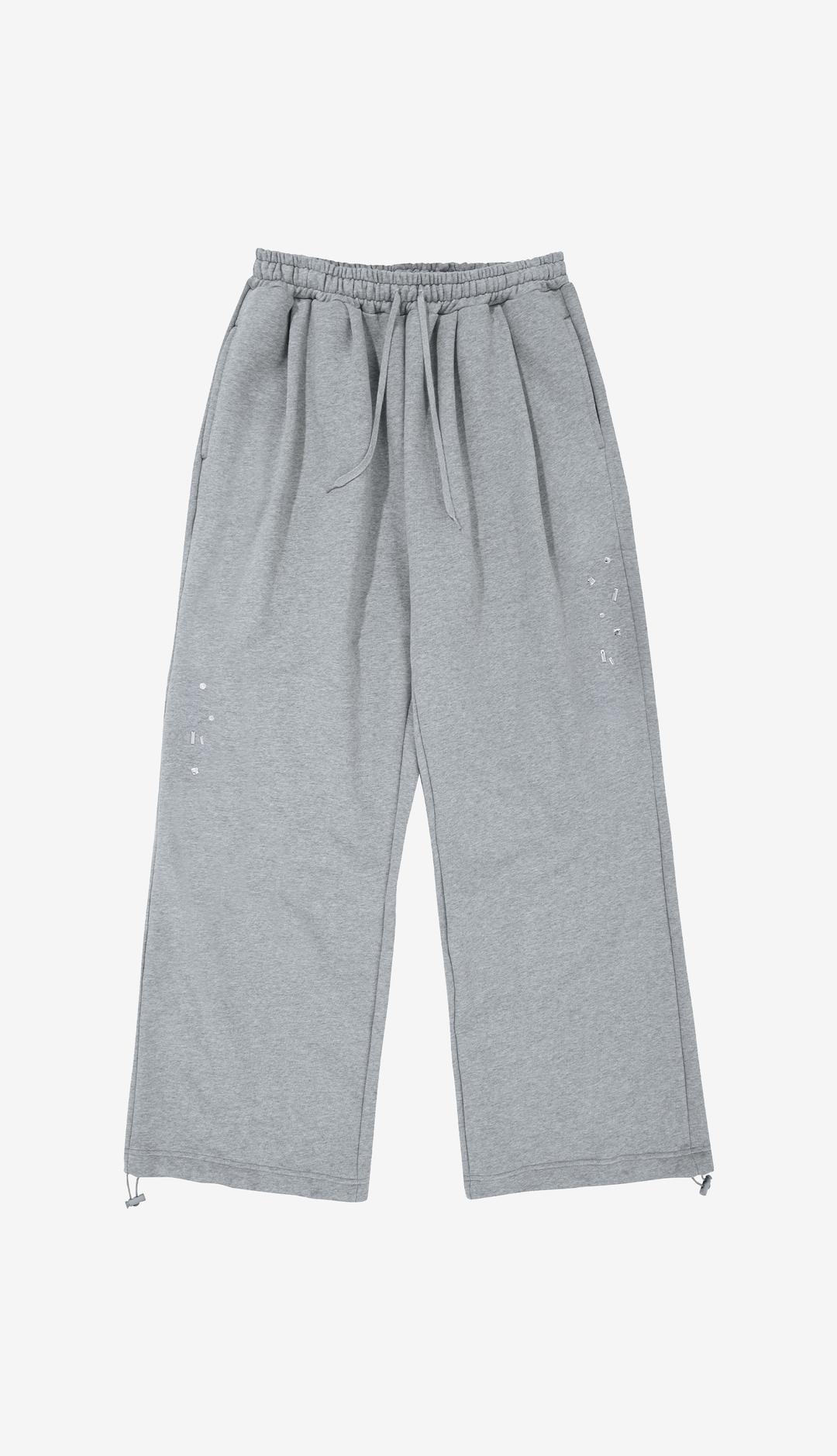[08월 25일 예약발송]240. Jeweled Sweatpants _ Melange Grey