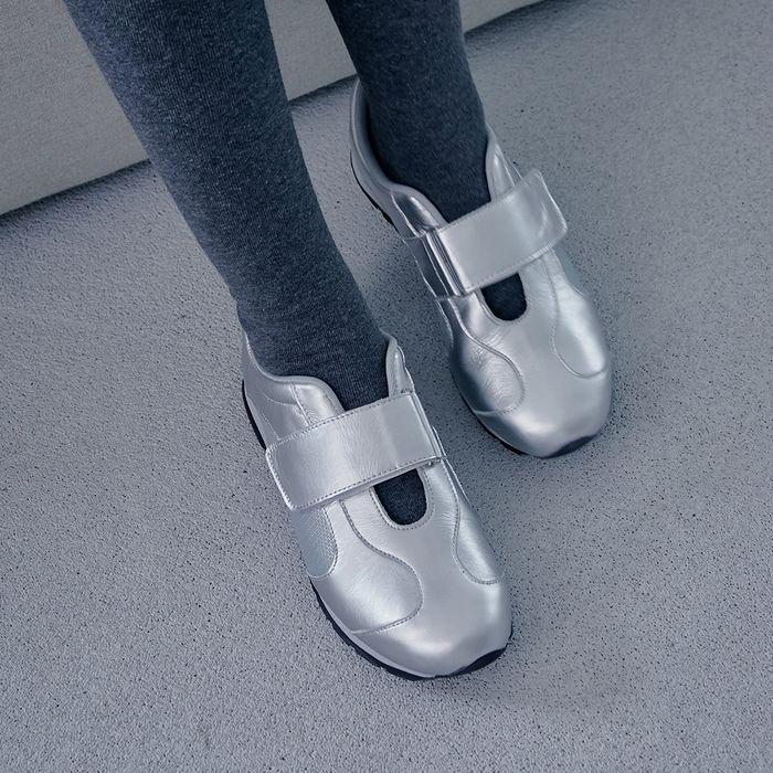케시 스니커즈 KESHY VELCRO SNEAKERS - SILVER