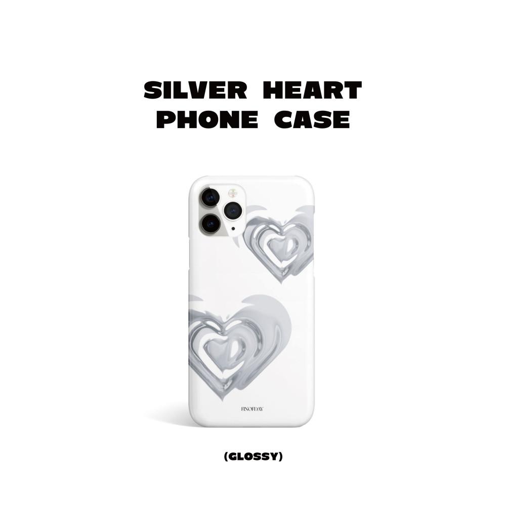 silver heart 유광 하드케이스