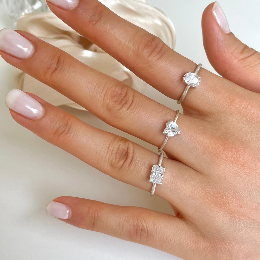 Jewel silver ring(925 silver)[ 2개 5,000원/3개 세트 10,000원 할인]