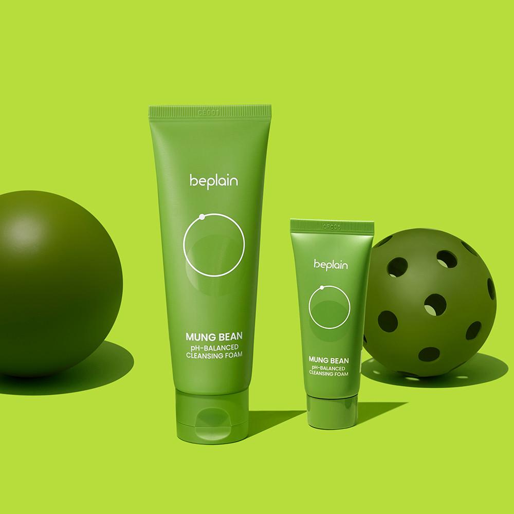 [+20ml증정] 비플레인 녹두 약산성 클렌징폼 80ml / 어워드12관왕/누적판매 350만 돌파 국민템/모공 피지 진정 피부결 : 비플레인 beplain