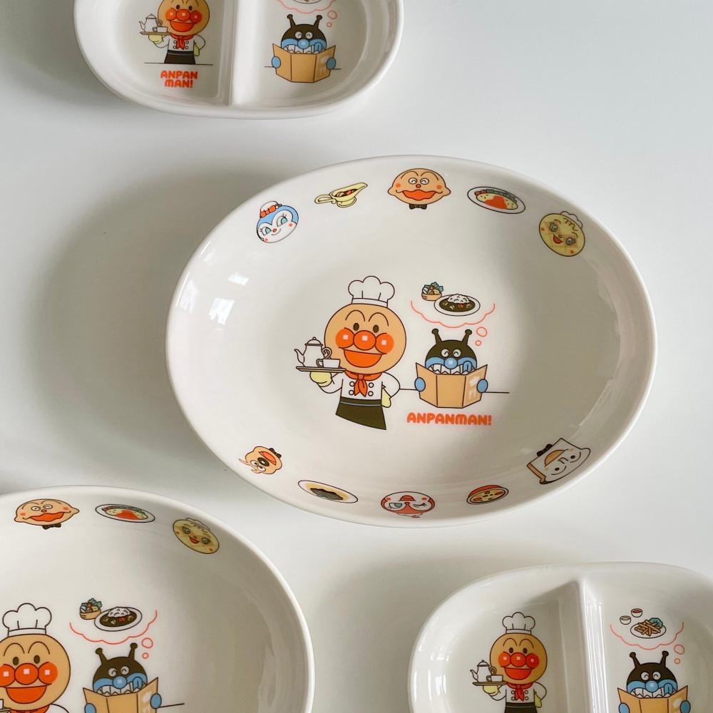 호빵맨 도자기 접시 그릇 식기 찬기 종지