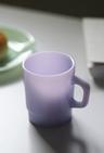 베이직 밀크글라스 머그컵 라일락색