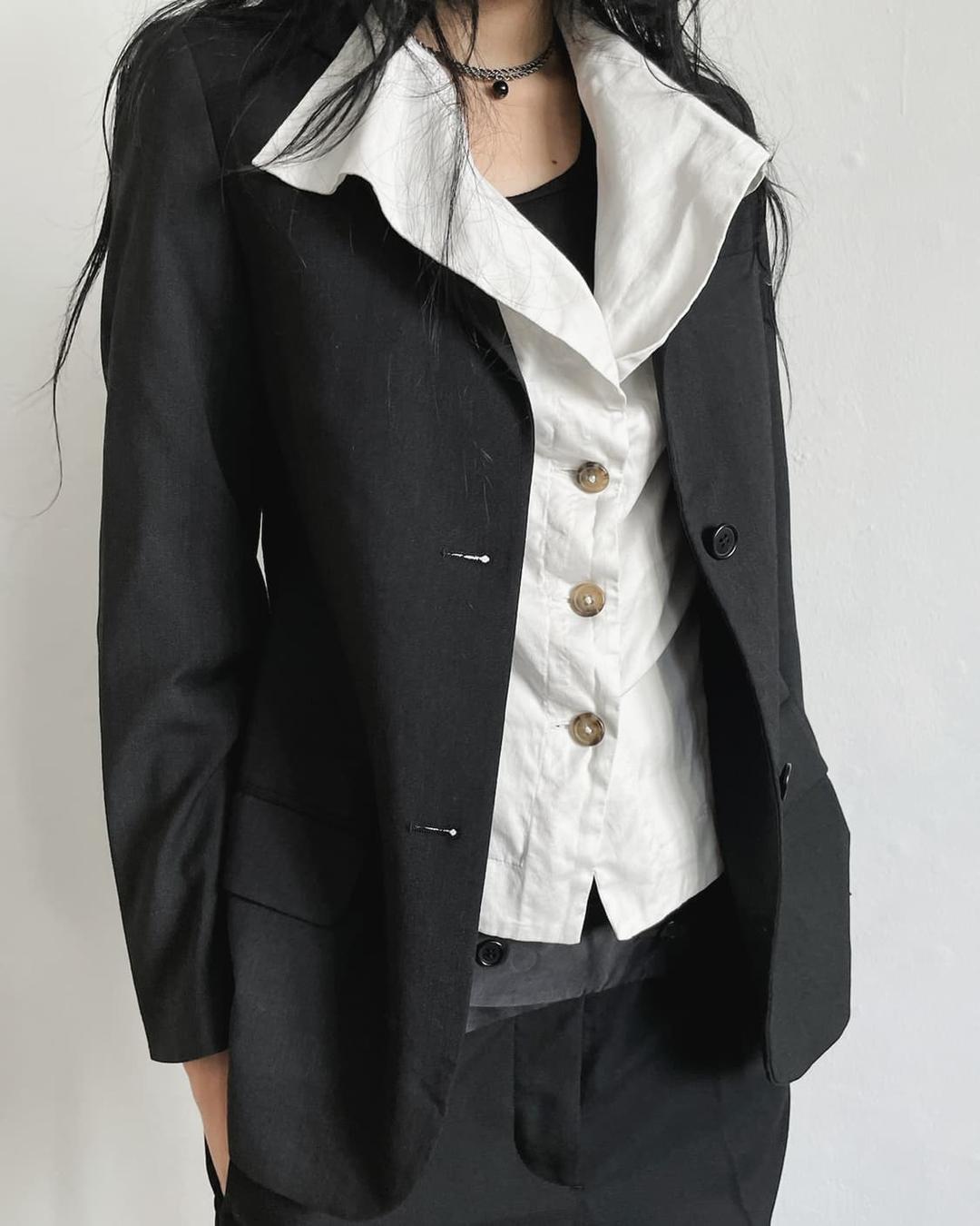 헬무트랭 1992 아카이브 본디지 수트 셋업 | 후루츠패밀리