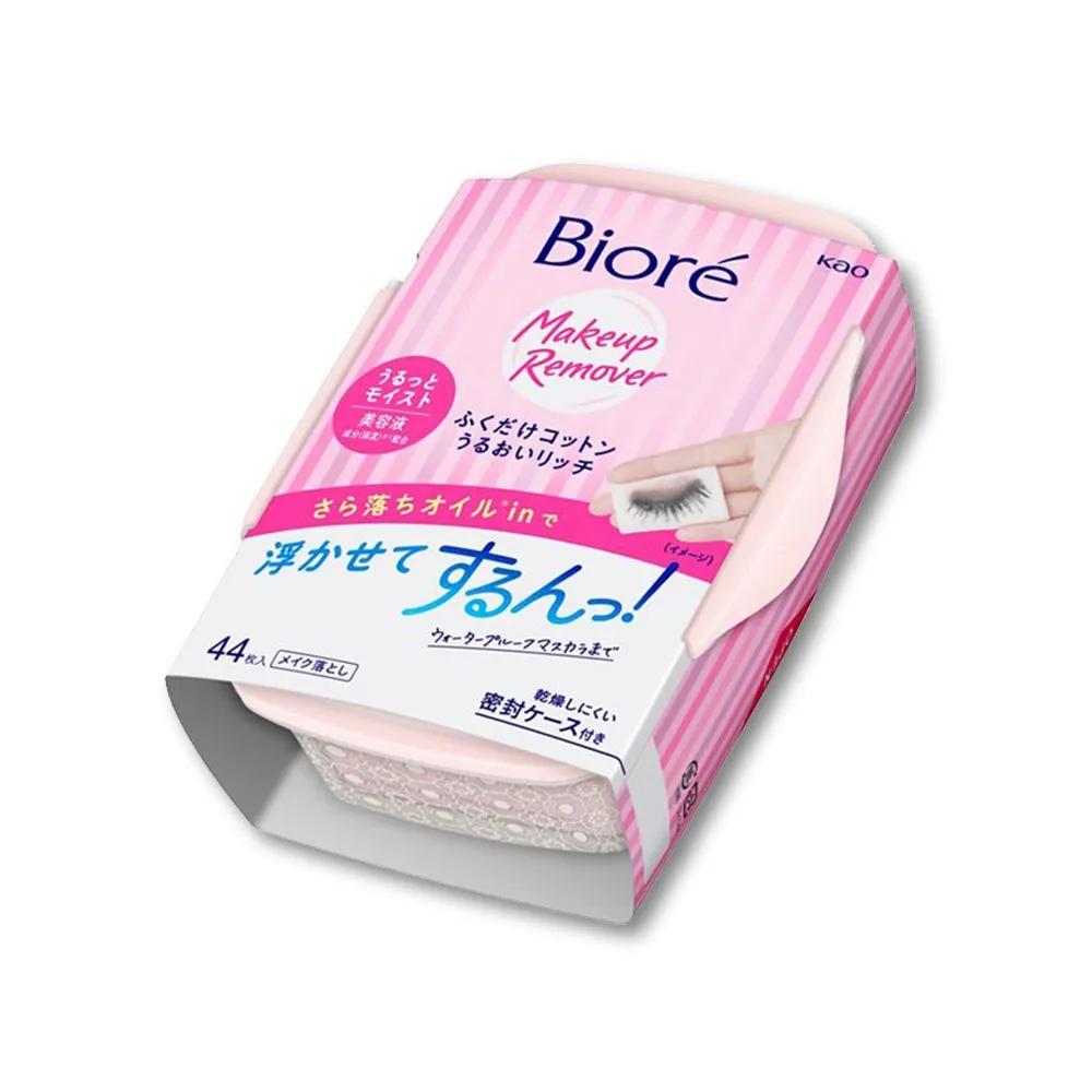 비오레 메이크업 클렌징티슈 워터리 리치 모이스쳐 화장솜 44매 일본 클렌징