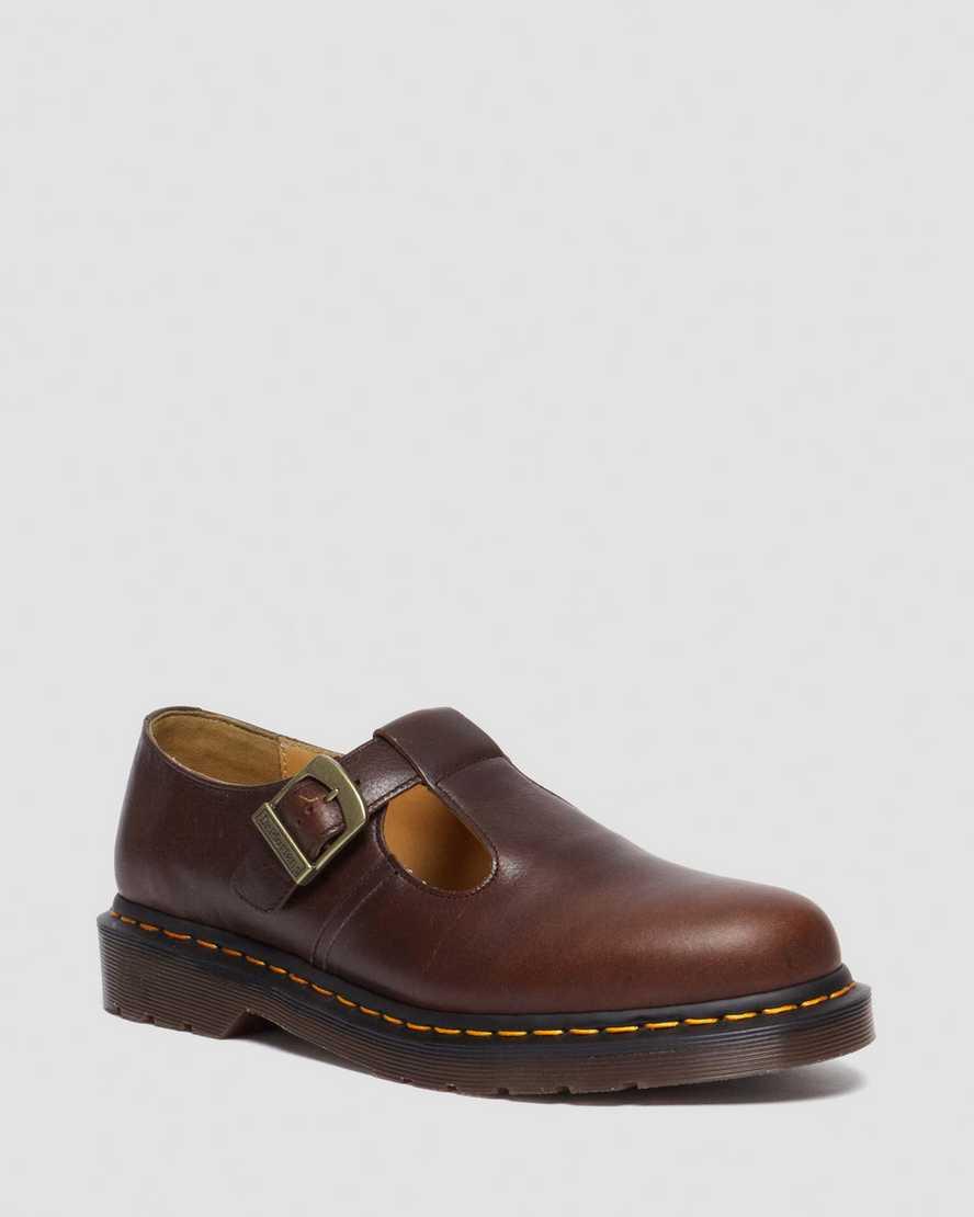 DR MARTENS T-Bar Regency Leather Mary Jane Shoes