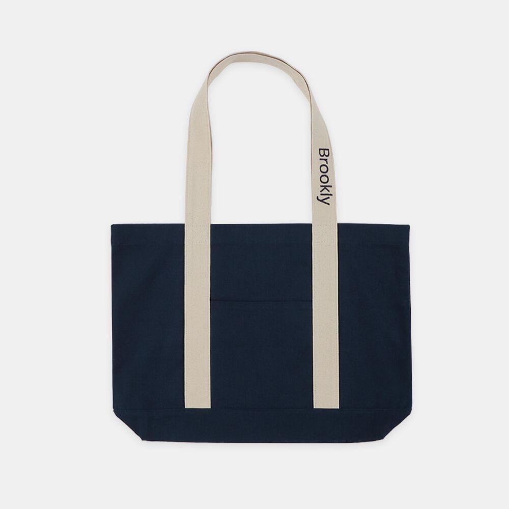 [송지효 착용] [에코백] BROOKLY BASIC BAG [Navy]
