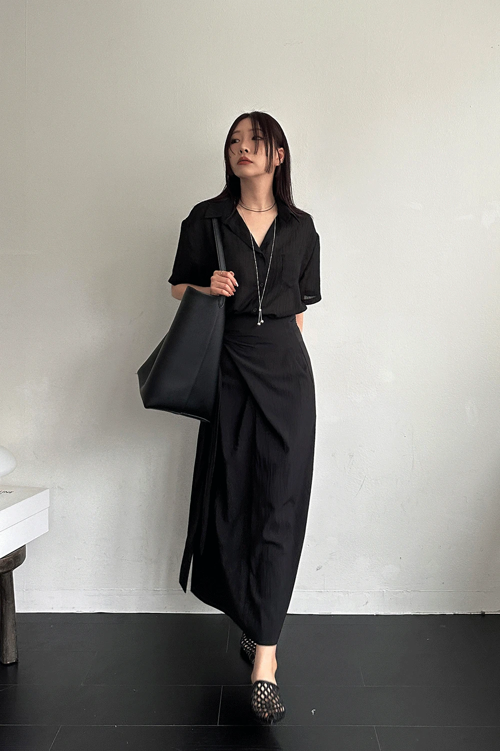 슬로우 랩 스커트 3 colors