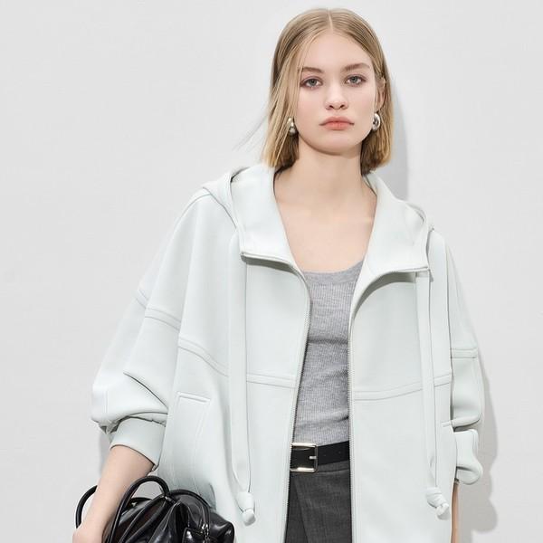Flow Fit Double Zip Hooded Jacket