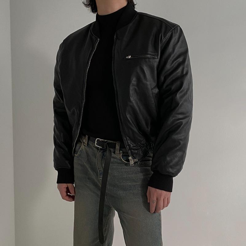 GARMENT VEGAN LEATHER PADDING (2COLOR)