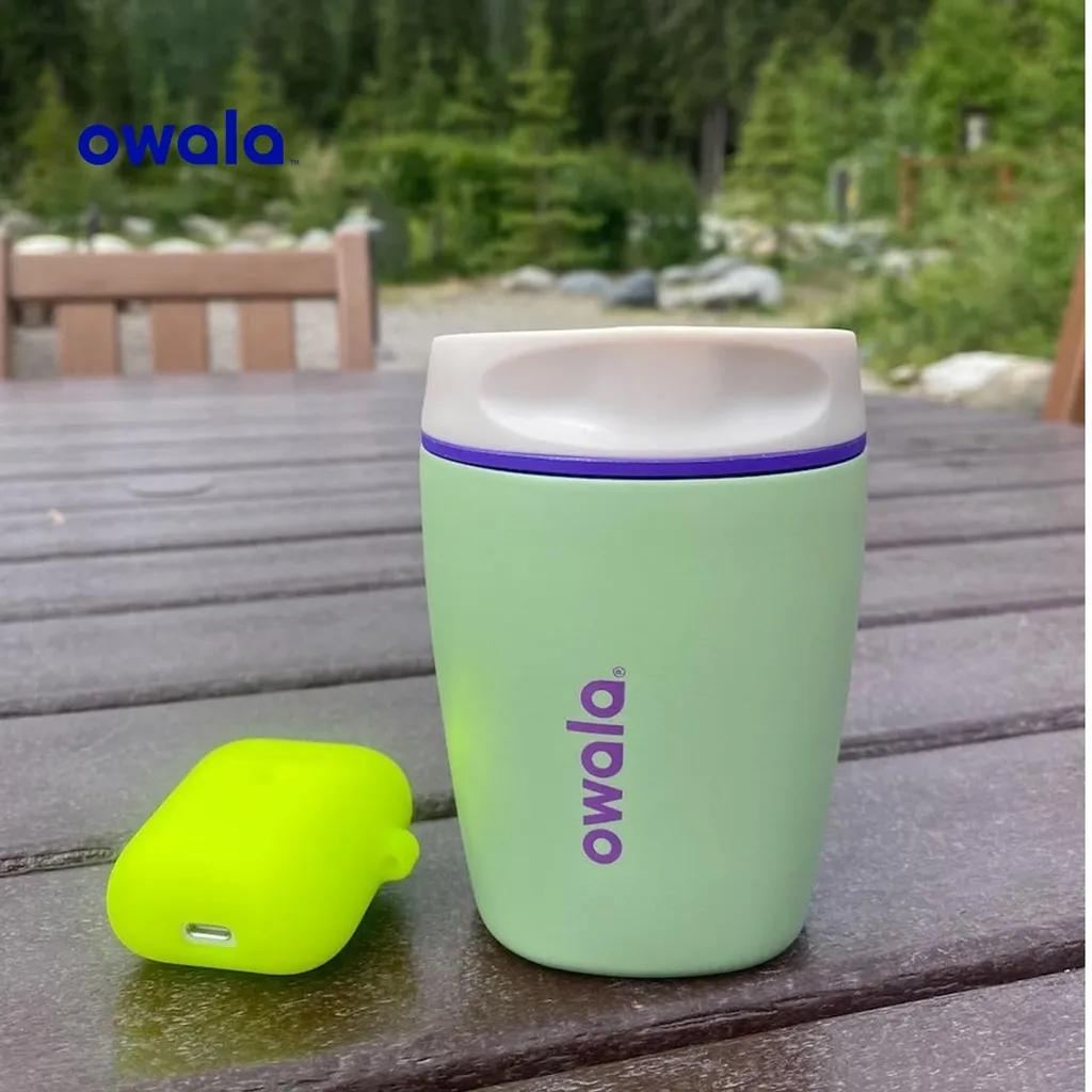 Owala 오왈라 스무스십 커피 텀블러 10oz  295ml 단열 스테인리스 스틸 미니 사이즈 여행 BPA 프리