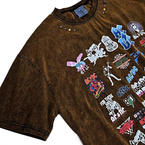 ACDC VISION2 western rivet tshirts (brown)