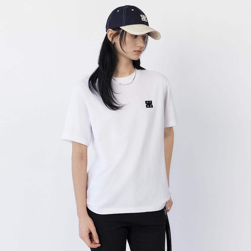 [2PACK] 로고 와펜 쿨코튼 라운드 티셔츠_3COLORS