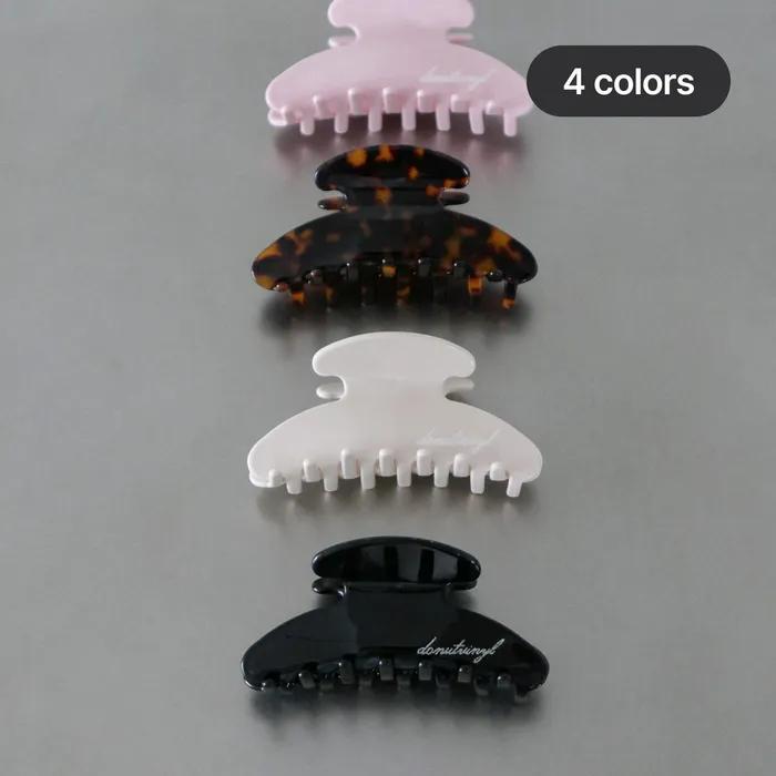 lettering hair clip (4colors)
