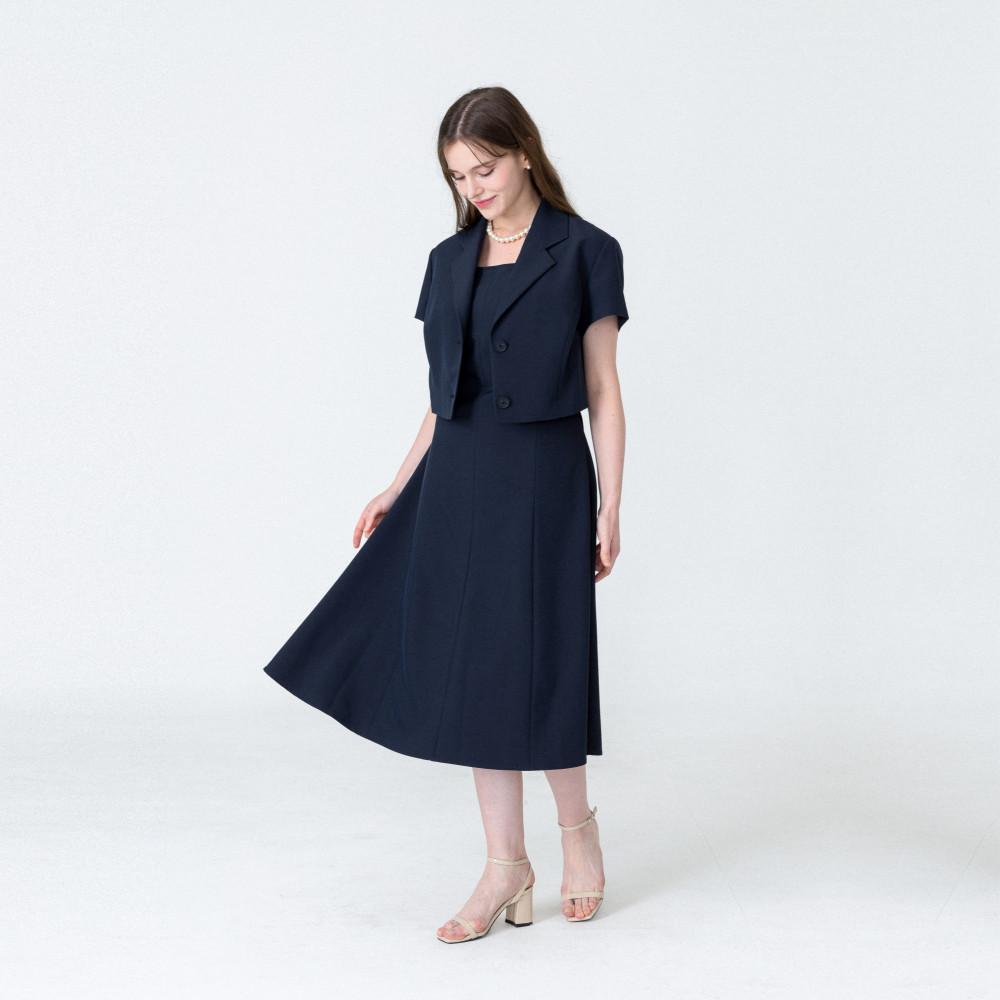 글래버 레이디 나시원피스셋업 여름하객원피스