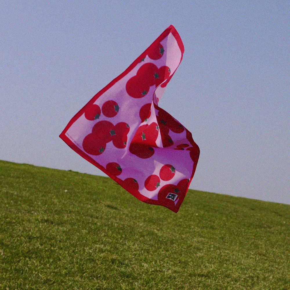 [재입고] 패턴 핸드클로즈 토마토페스타 50X50