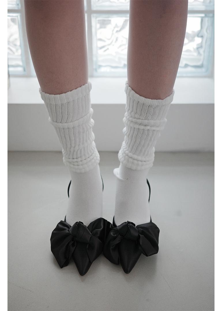 teen knee-socks [골지 워머 니삭스]