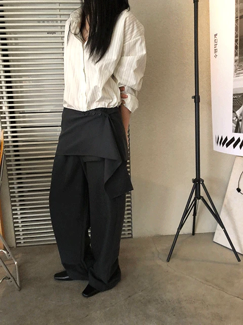 laura layered pants (2color)