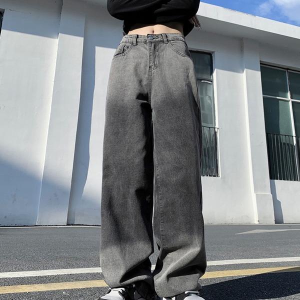 반크 와이드 데님 팬츠