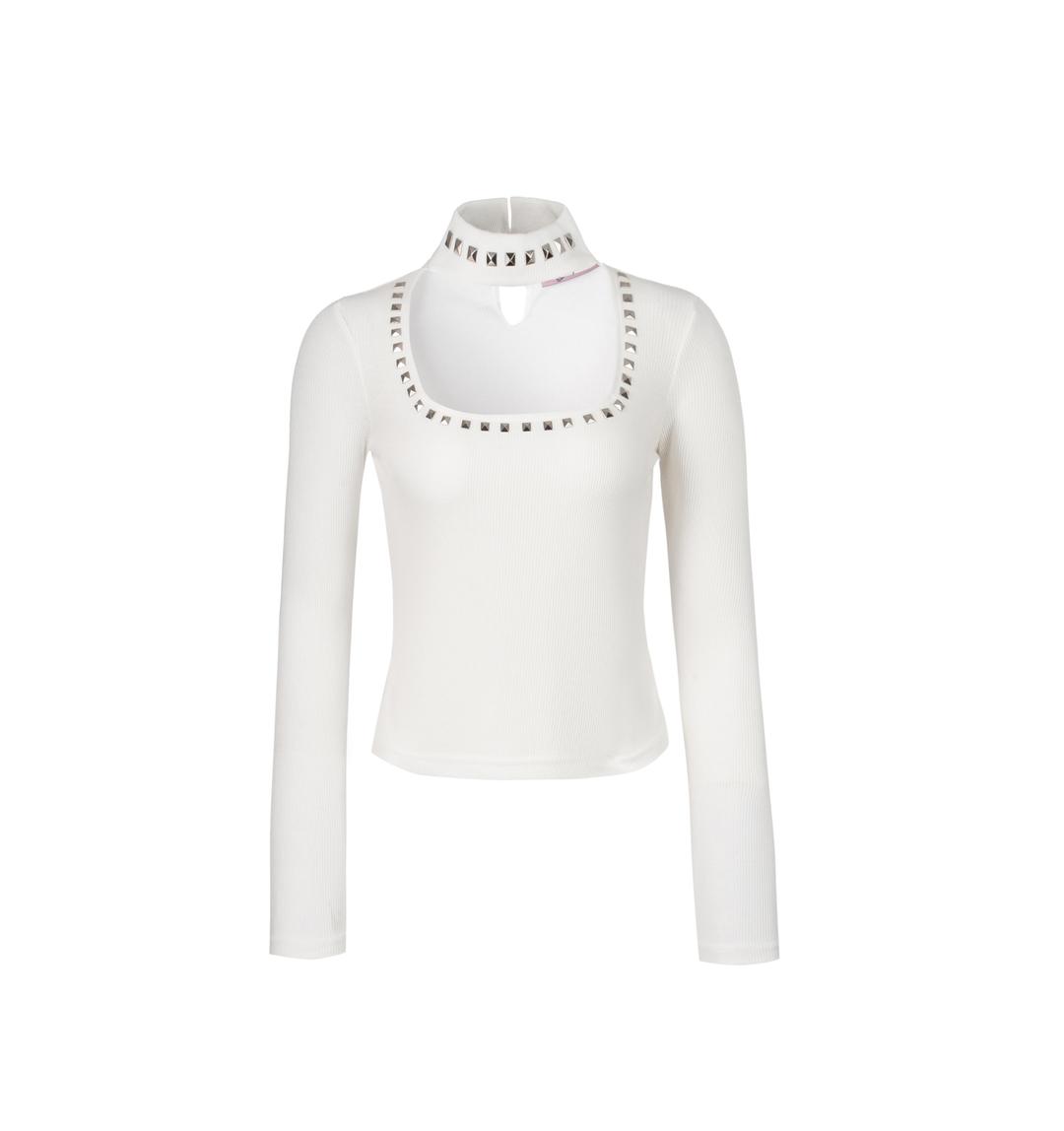 Studs choker t (white)