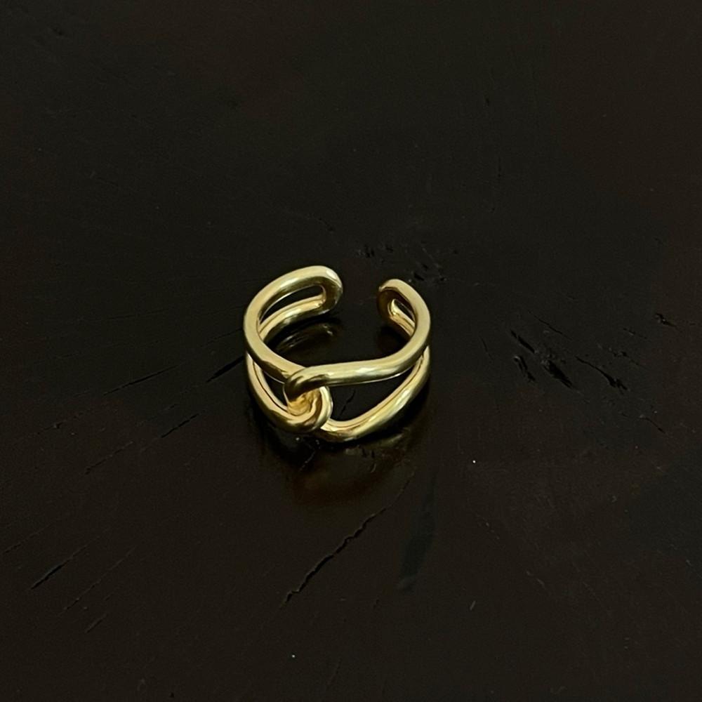 [당일] colline 실버925 tangle ring 데일리 꼬임반지 실버 볼드링