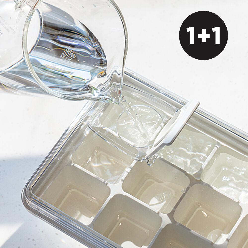 칸칸 오픈캡 아이스 트레이 12구2개 세트 [얼음트레이, 얼음틀, 아이스큐브, 홈파티 얼음, 다진마늘 냉동]