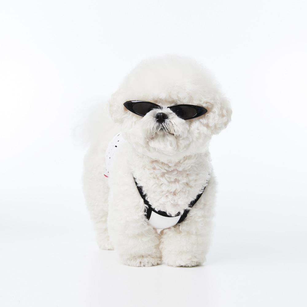 [키니키니X어프어프]COOKIE CREAM CROP TOP-WHITE(크롭탑)