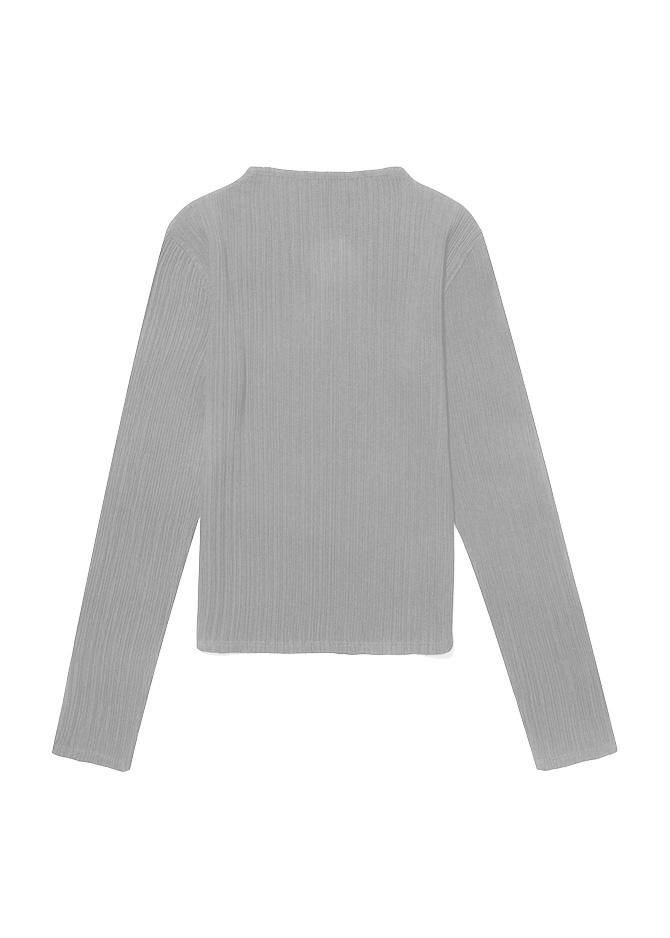 FIA PLEATS LONG SLEEVE TOP