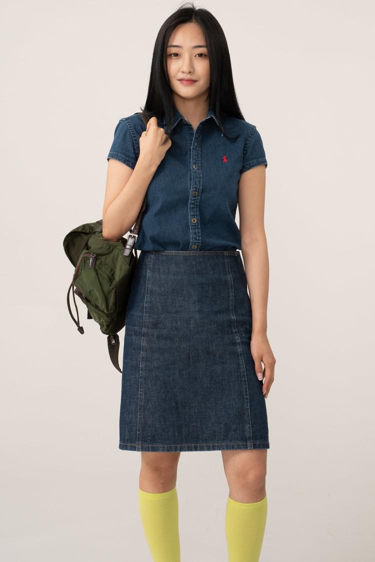 90's polo sport denim shirt