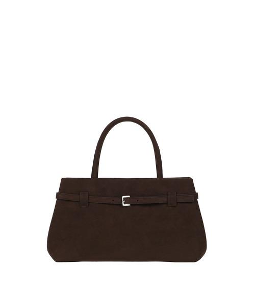 Belted Bag Suede Brown