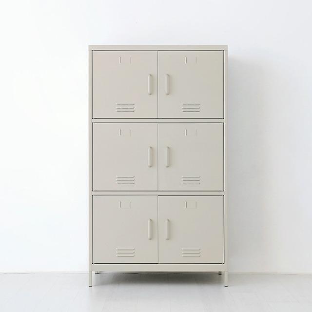 마켓비 MKB 캐비넷 6문 수납장 9131600 솔리드베이지 8524.8629 당일발송