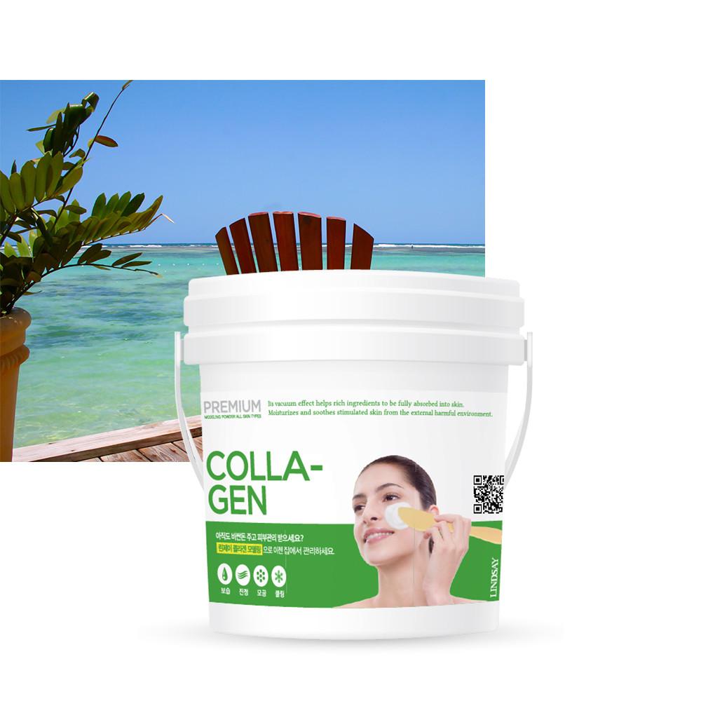 [린제이] 콜라겐 모델링팩 (고무팩 33회분 820g) +팩도구세트