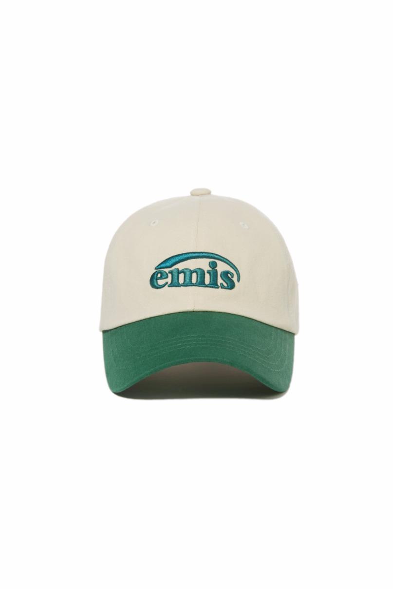 NEW LOGO EMIS CAP-BEIGE/GREEN