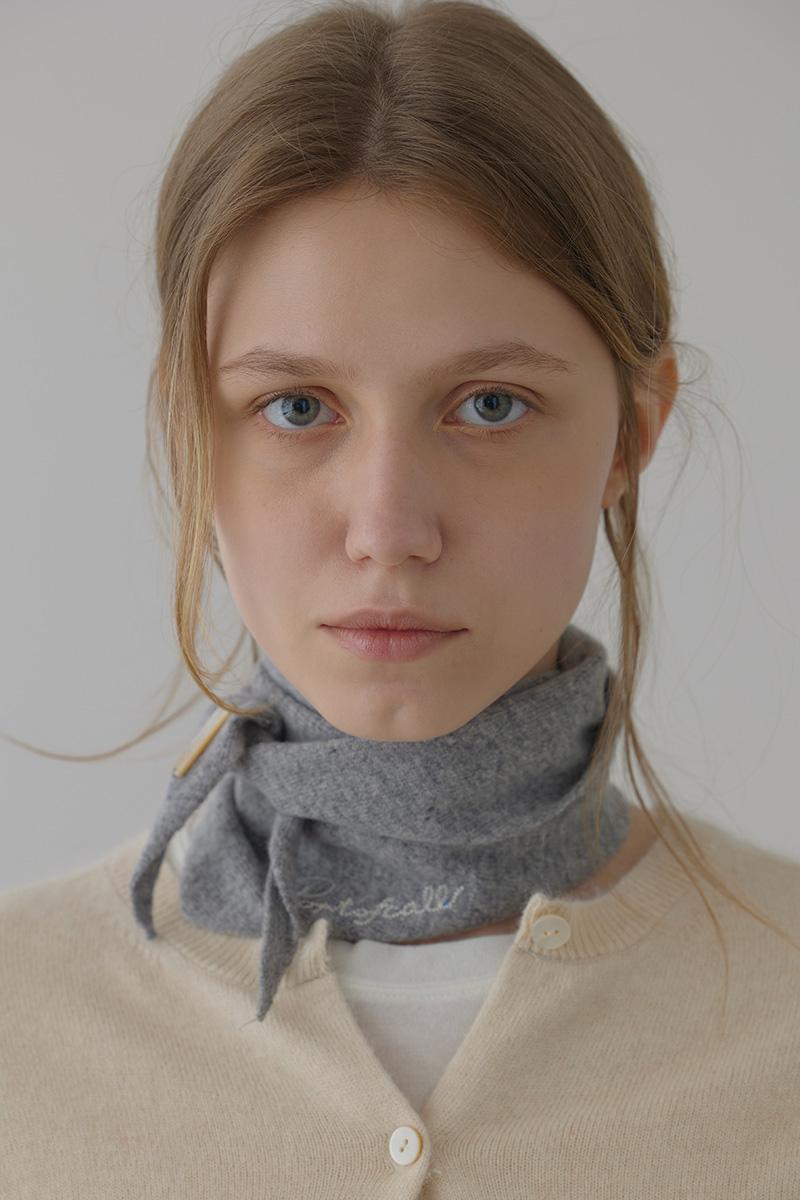 [17차]amelia petit knit muffler_gray