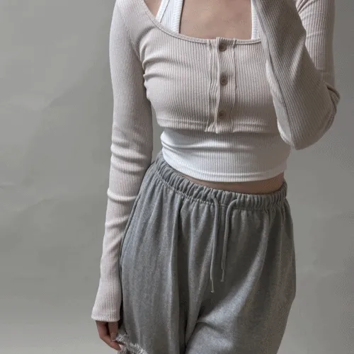 (set) halter top set-up 홀터 탑 셋업