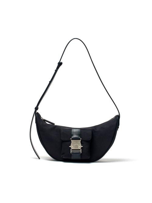 마뗑킴(MATIN KIM)  BUCKLE HOBO BAG IN BLACK - 사이즈 & 후기 | 무신사