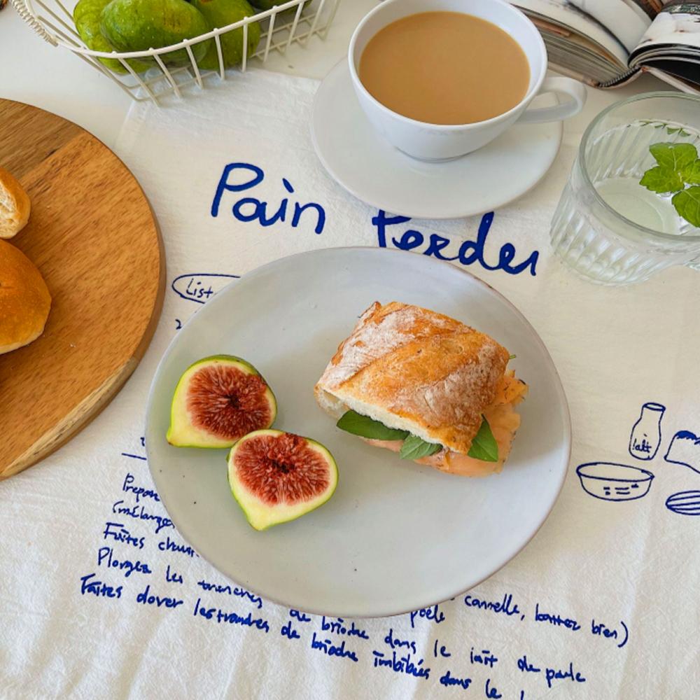 레터링 키친크로스 감성 테이블매트 가전덮개 홈카페