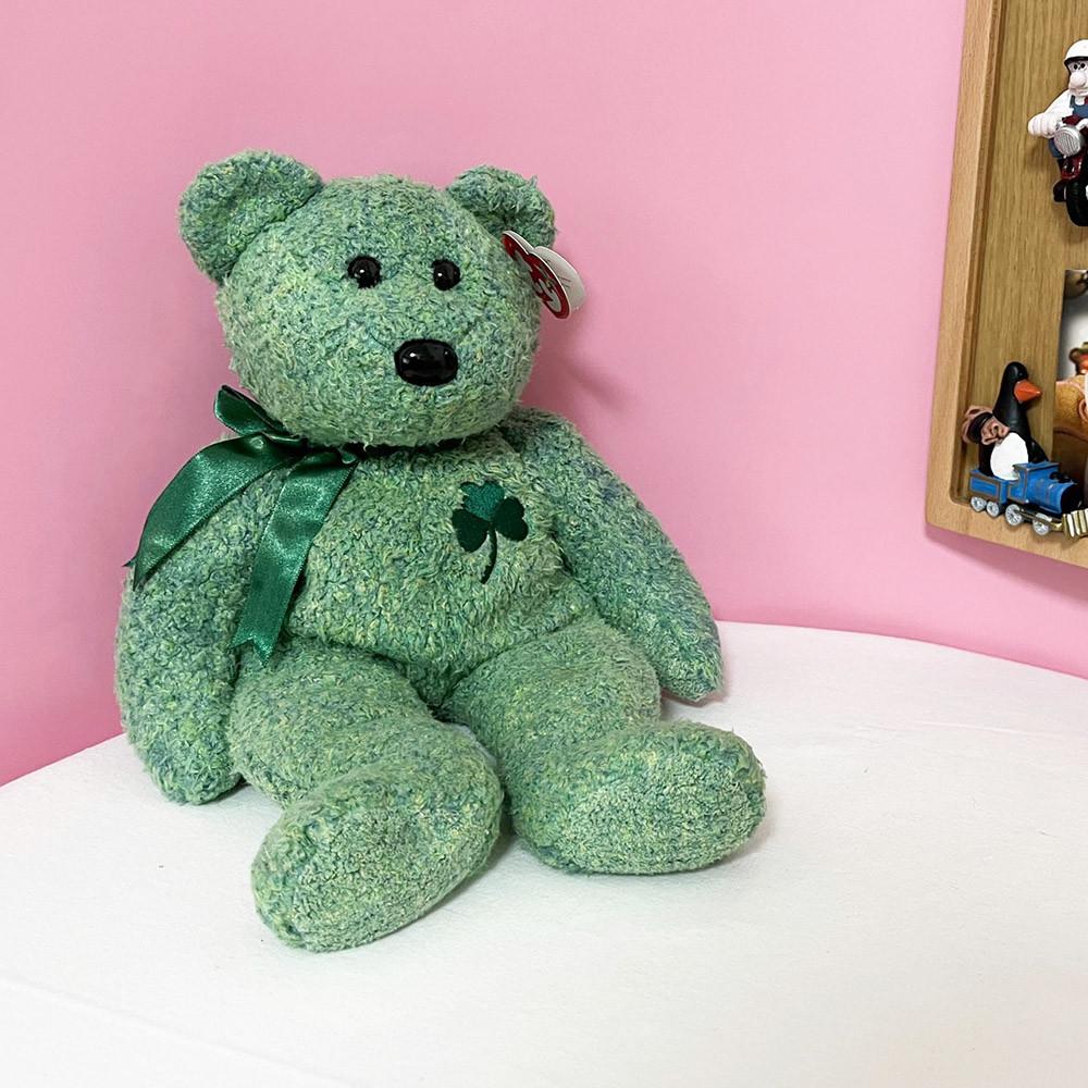TY베어 대형 shamrock 클로버 티와이베어 빈티지 인형