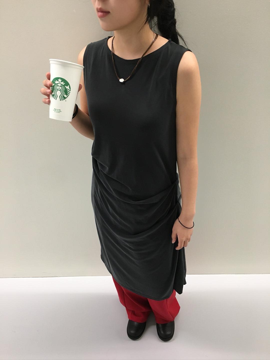 브릭바이브릭 본느 드레이핑 셔링 롱원피스