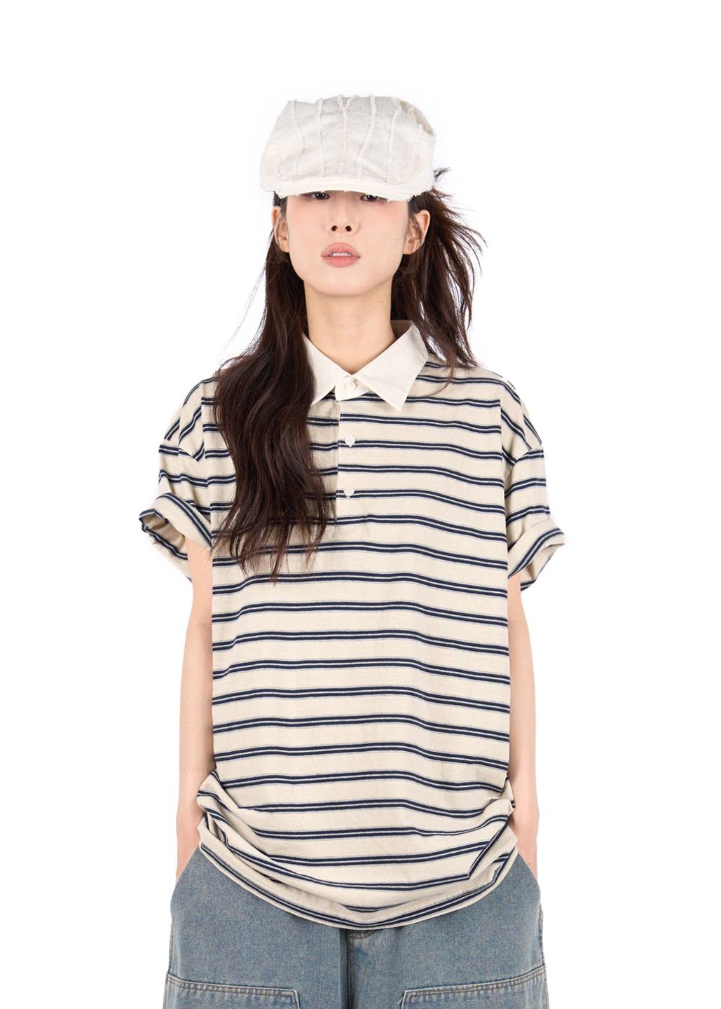 PIGMENT COLLAR TEE