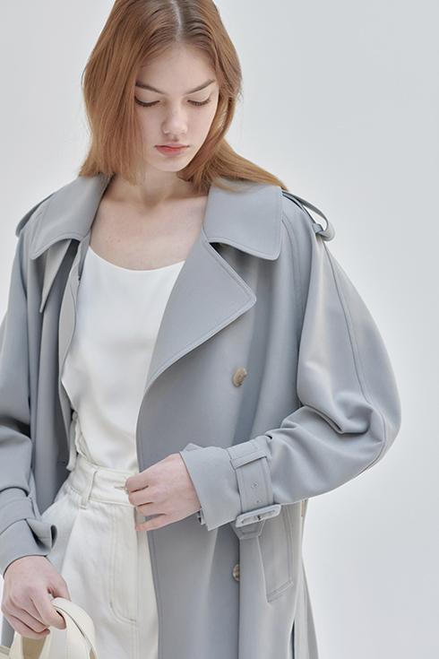 [Reorder] 24SN double trench coat [A/BL]