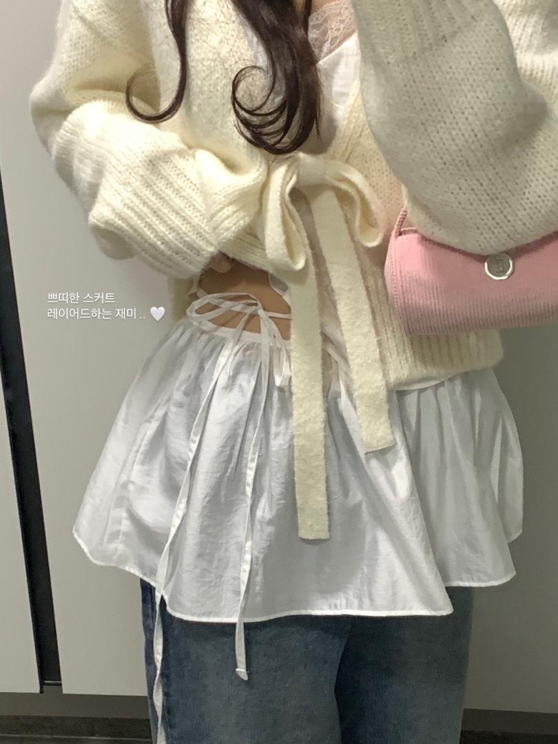 피터앤웬디 미니 레이어드 스커트